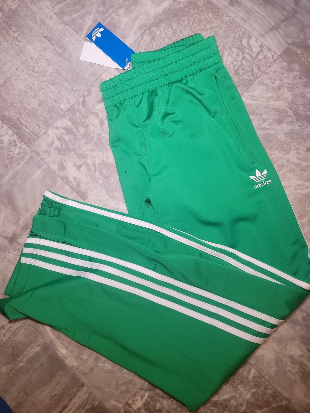 Adidas Adicolor Classics Firebird Track Pants JD0184 Green White Men's XL